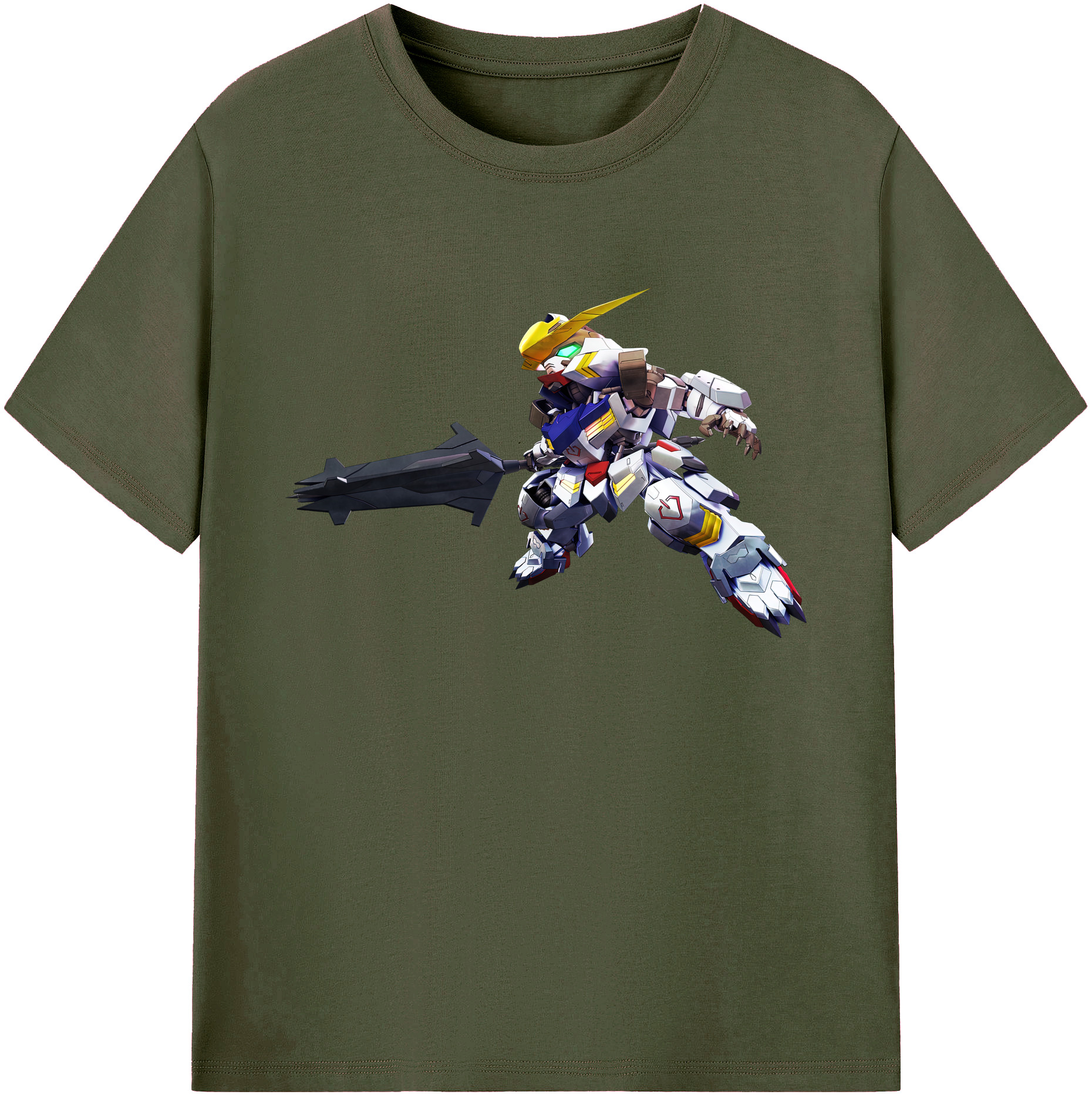（画像用） 機動戦士ガンダム Mobile Suit Gundam 綿100％ メンズ半袖Tシャツ｜肌触りやわらか＆通気性